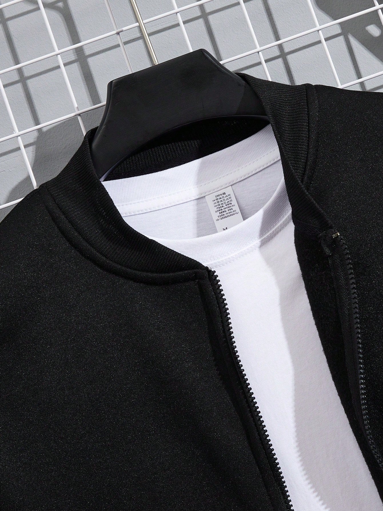 Men's Zip Up Sweatshirt Without Tee