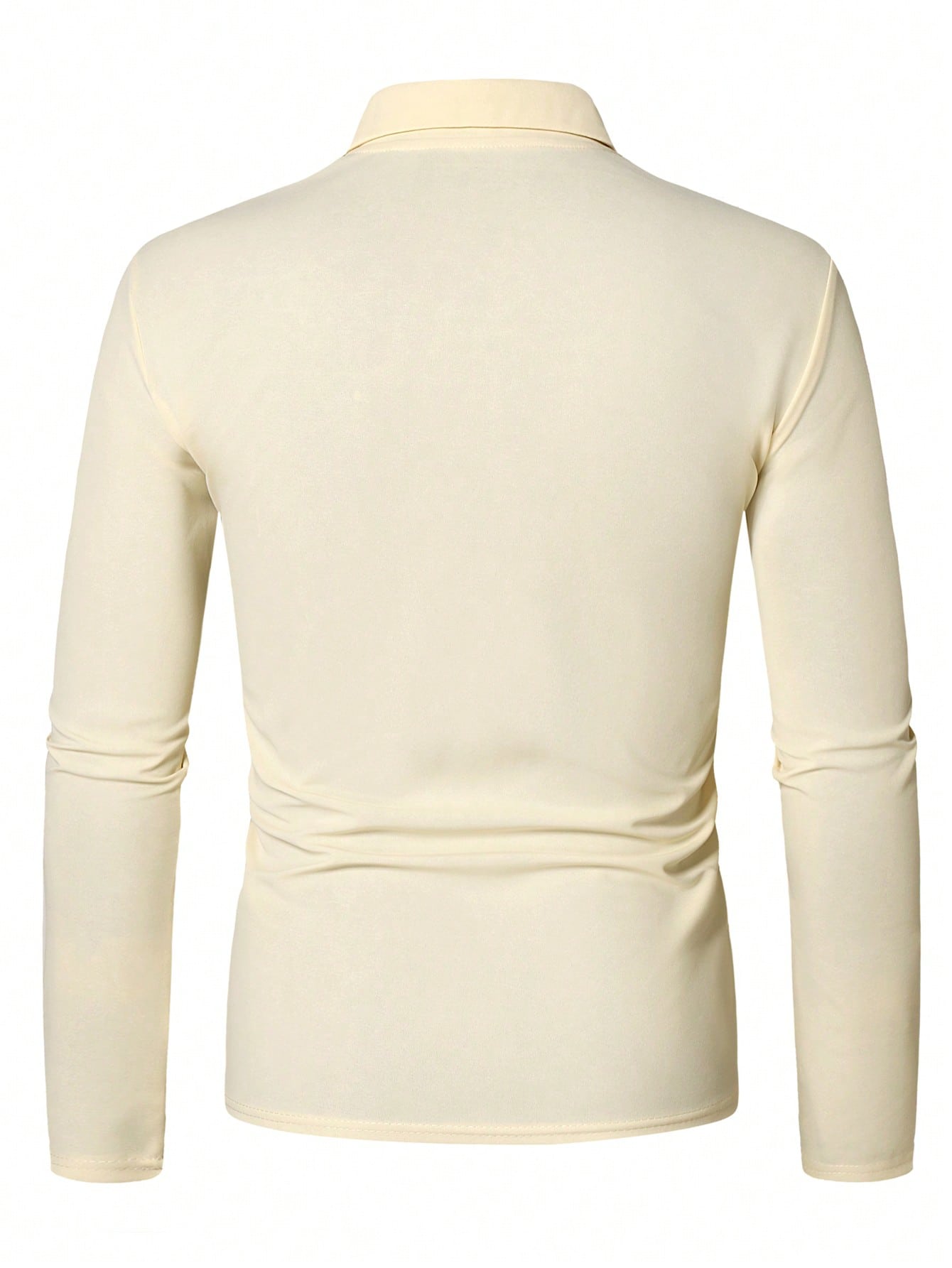 Men's Quarter Zip Polo Shirt