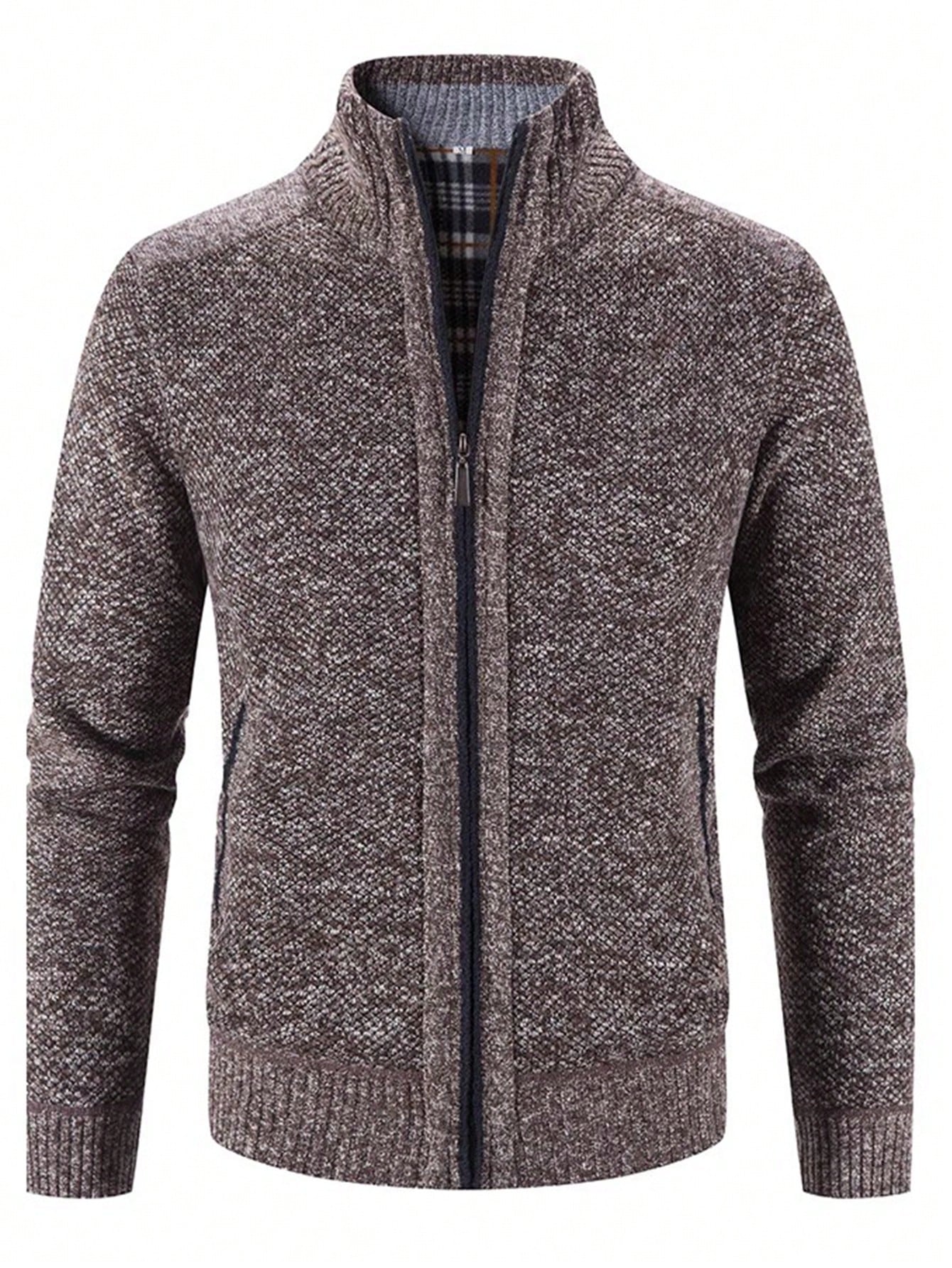 Men's Zip Up Thermal Cardigan