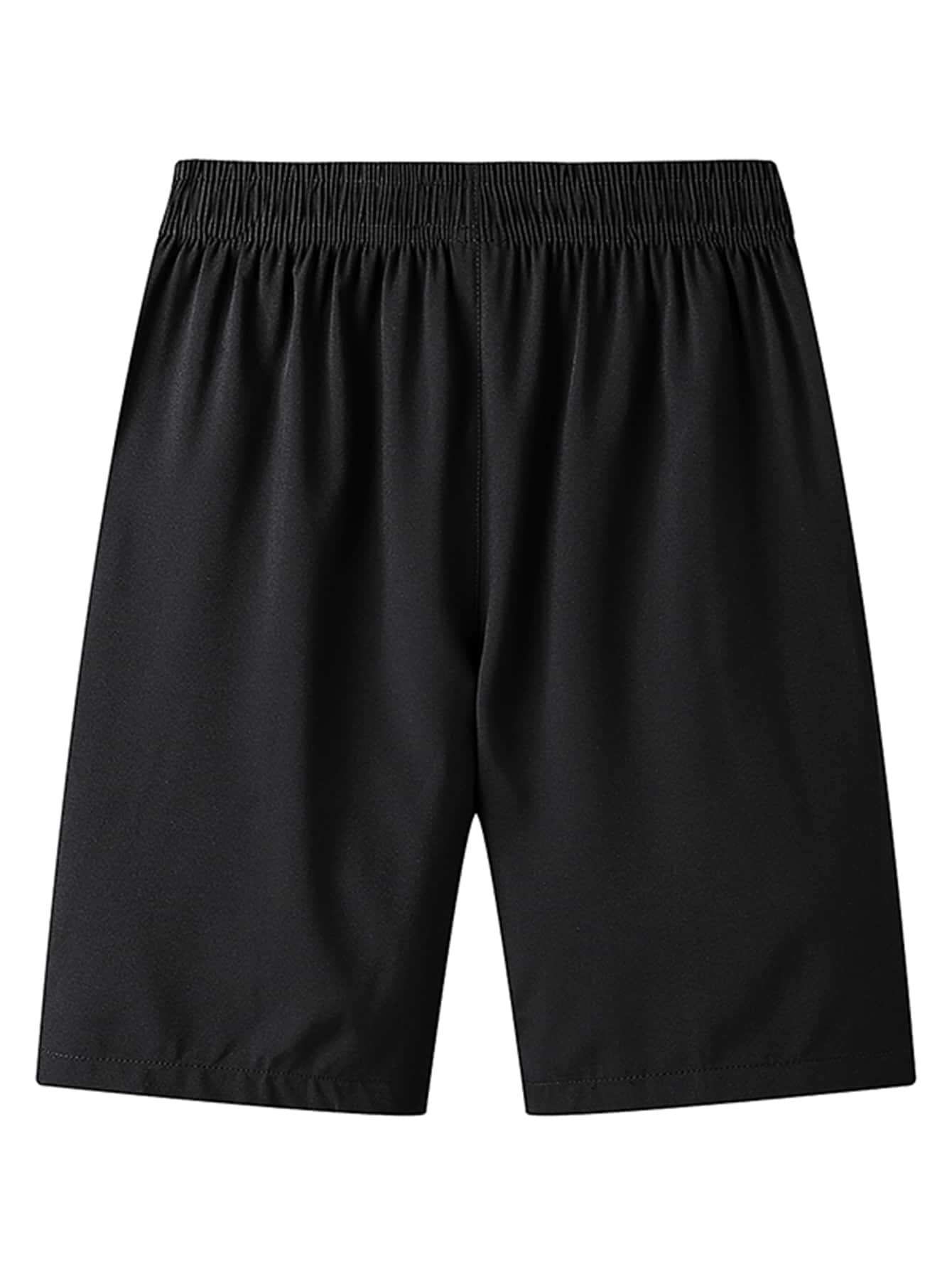 Men's Drawstring Waist Zipper Pocket Shorts