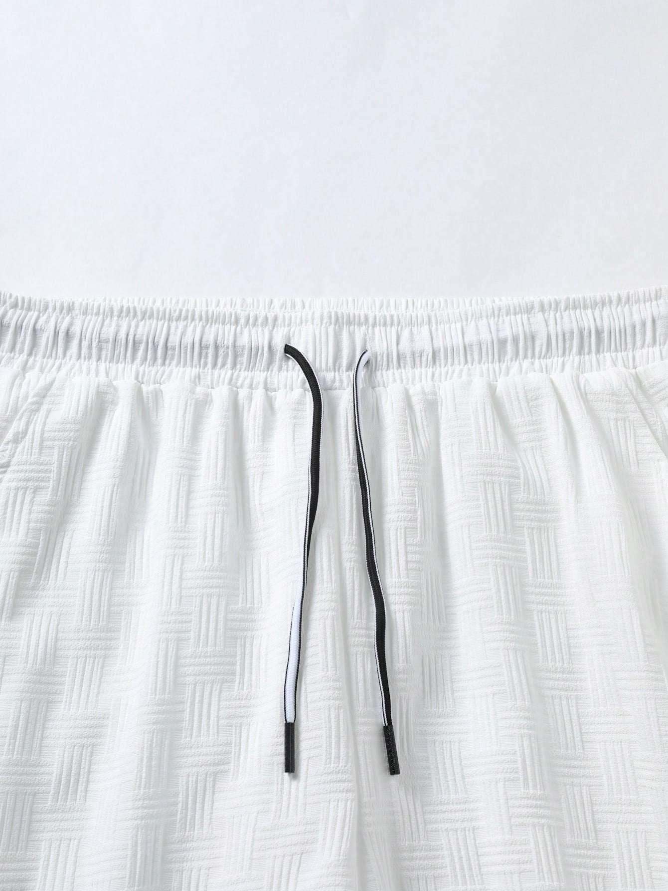 Men's Solid Button Up Shirt & Shorts Set