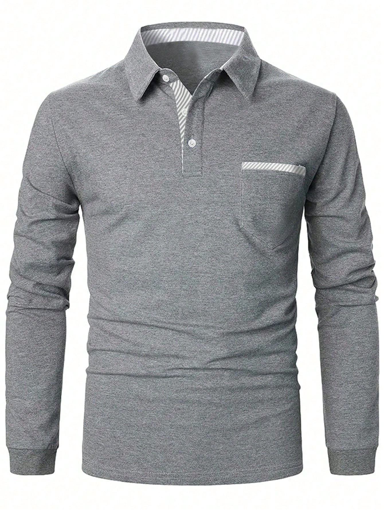Men's Contrast Trim Polo Shirt