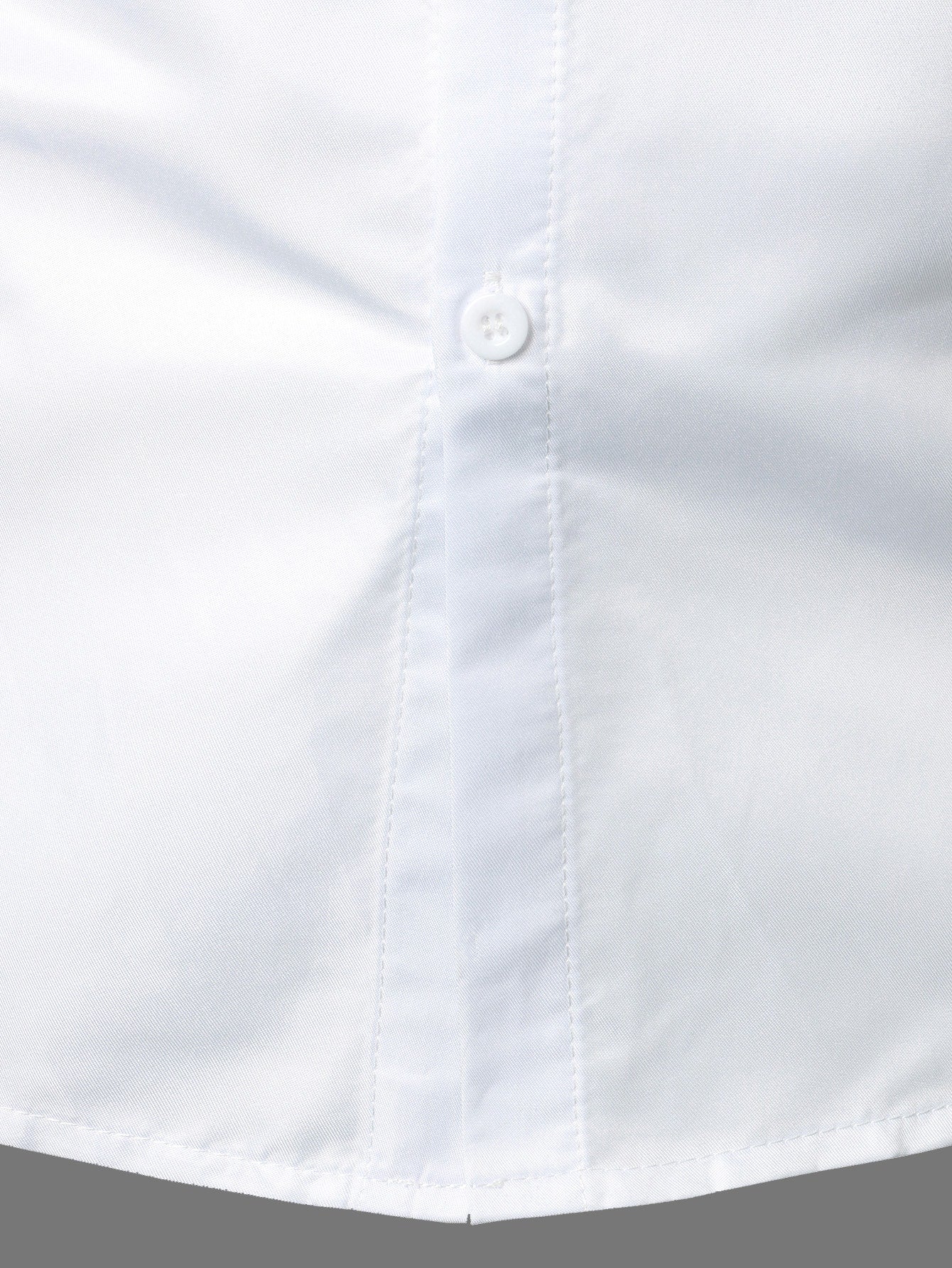 Men's Button Front Solid Shirt
