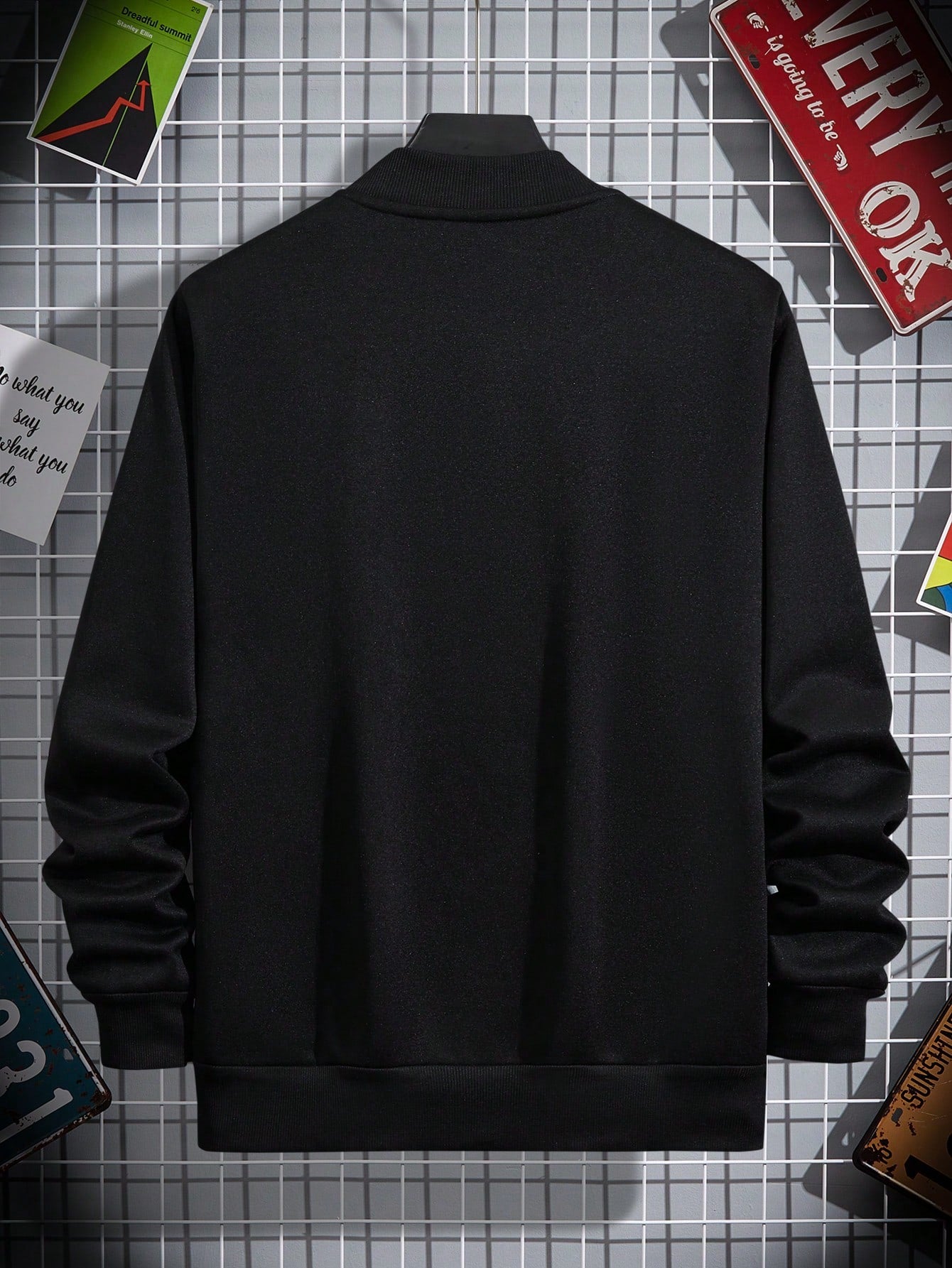 Men's Zip Up Sweatshirt Without Tee