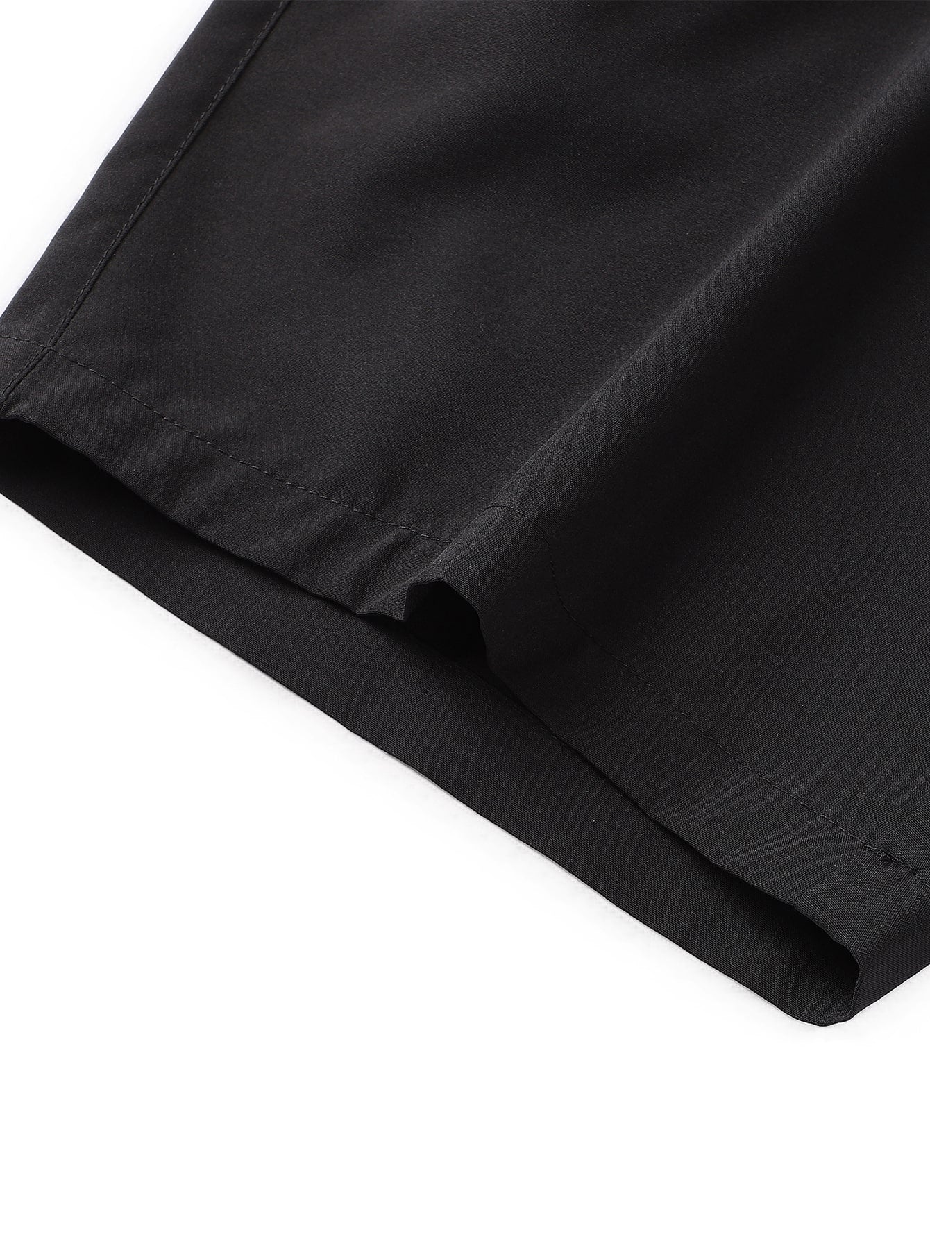 Men's Drawstring Waist Zipper Pocket Shorts