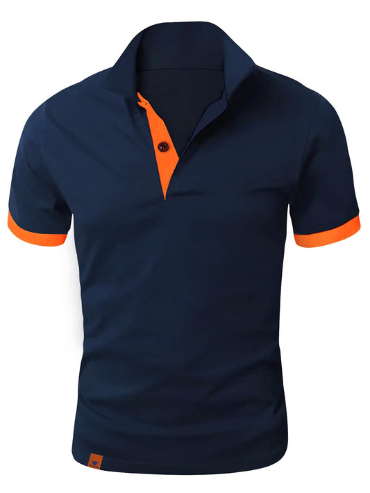 Men's Contrast Trim Polo Shirt