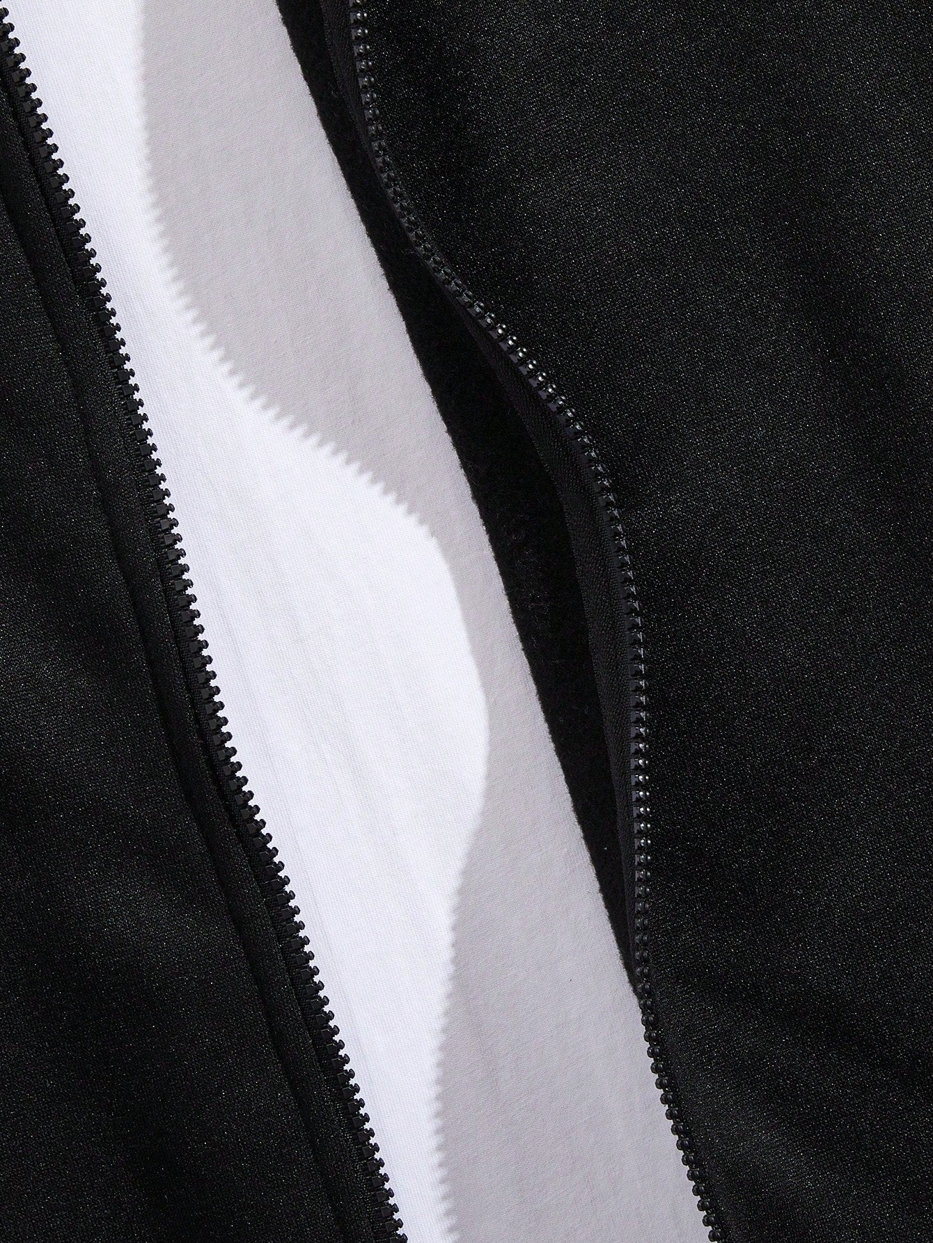 Men's Zip Up Sweatshirt Without Tee