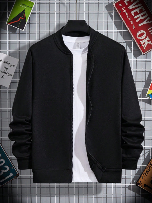 Men's Zip Up Sweatshirt Without Tee