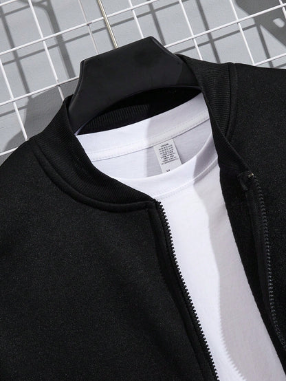 Men's Zip Up Sweatshirt Without Tee