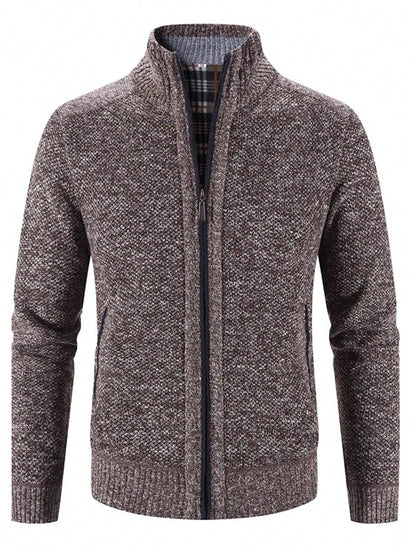 Men's Zip Up Thermal Cardigan