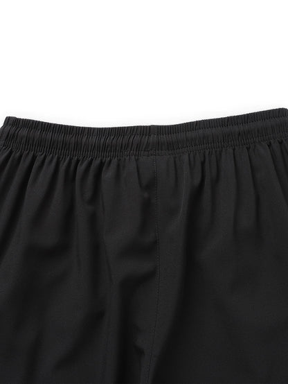 Men's Drawstring Waist Zipper Pocket Shorts