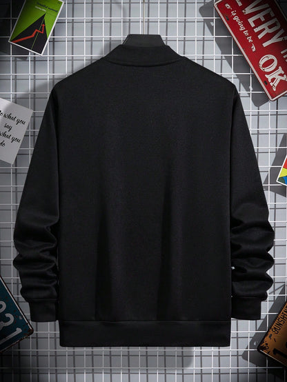 Men's Zip Up Sweatshirt Without Tee
