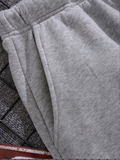 Men's Drawstring Waist Thermal Lined Sweatpants