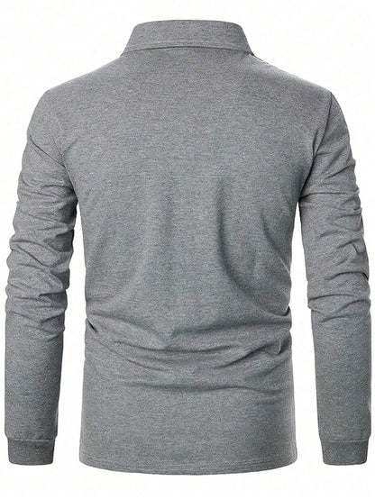 Men's Contrast Trim Polo Shirt