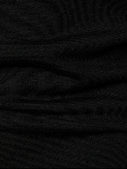 Men's Color Block Quarter Zipper Polo Shirt